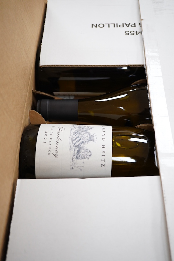 Armand Heitz Chardonnay, 2021, a case of twelve bottles